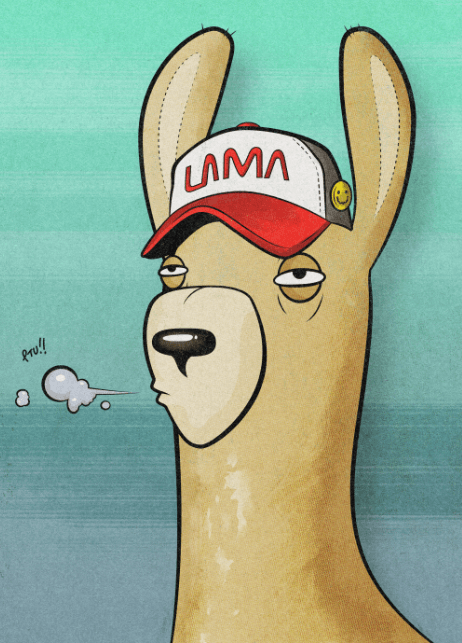 Llama cosplay character
